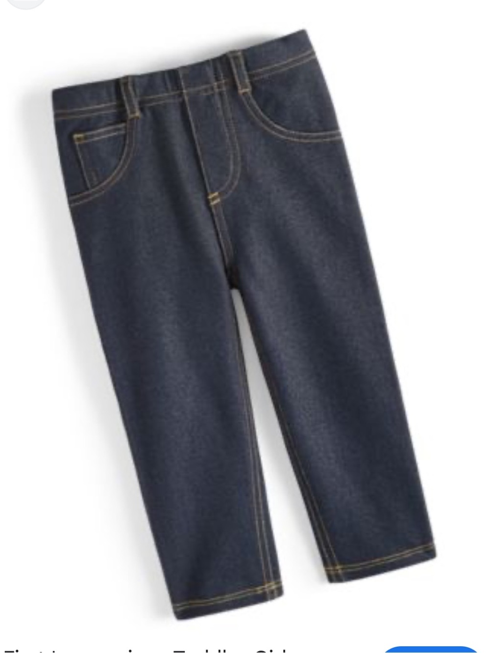 First Impressions Girl’s Denim Jeggings Blue